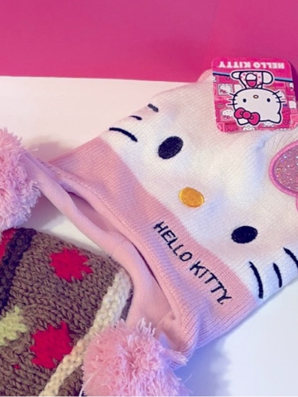 NWT Hello Kitty Winter Hat